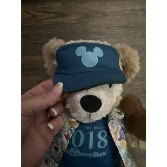 Disney World Duffy Bear 2018 Plush Mickey Bar Souvenir Outfit Hat - Picture 4 of 7